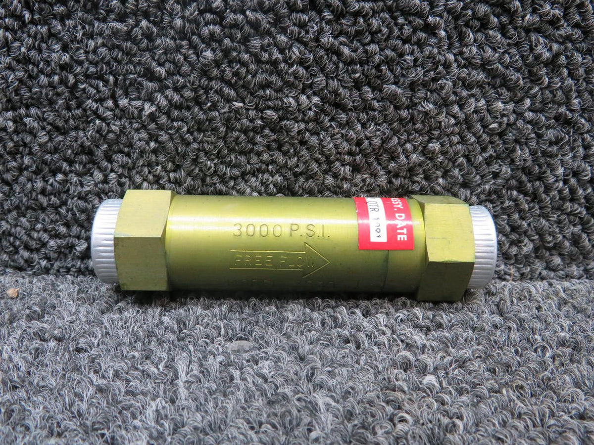 Tactair 1839-14 Tactair 3000 PSI Flow Meter (New Old Stock)