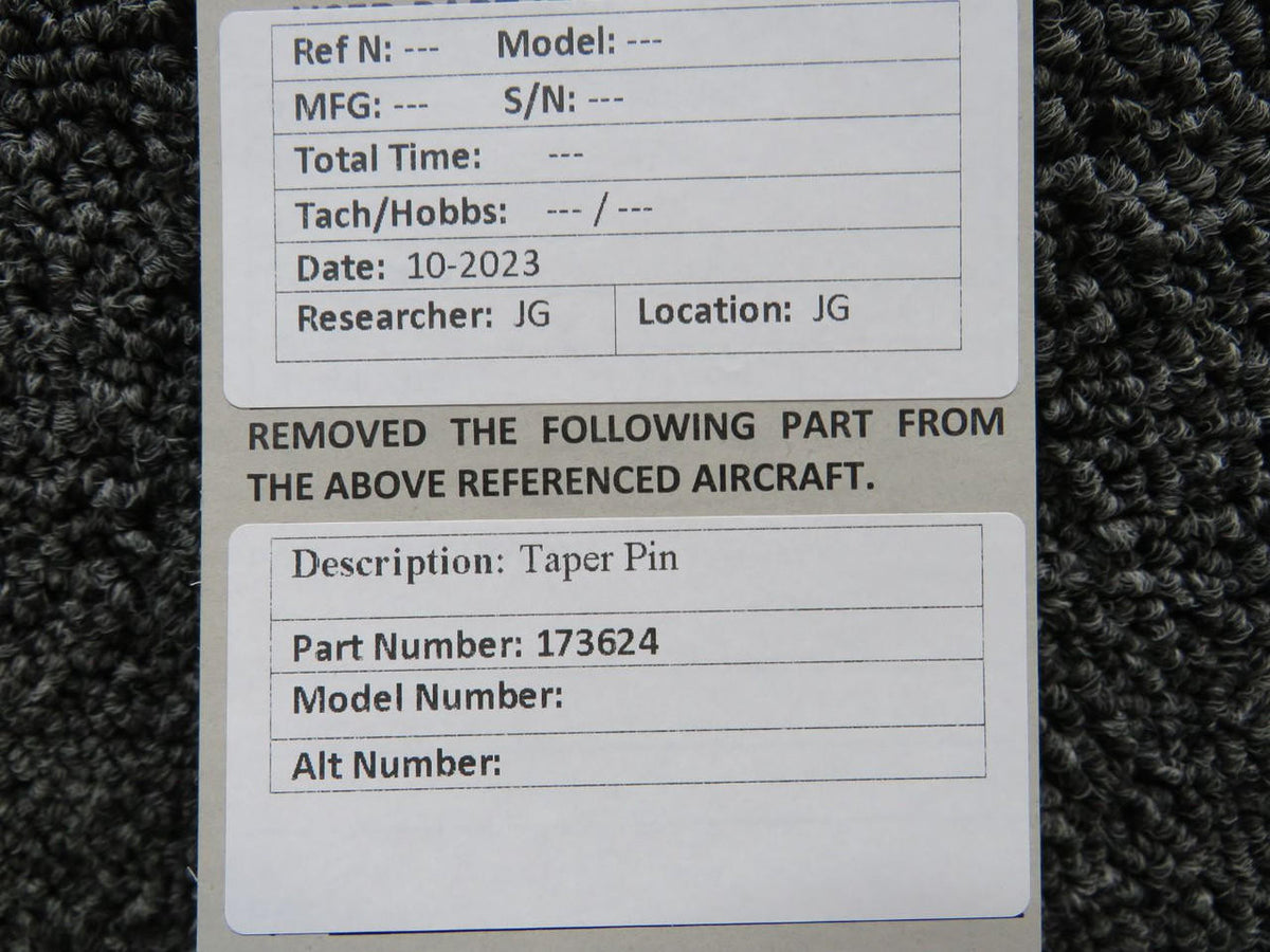 Does Not Apply 173624 Taper Pin (New Old Stock)
