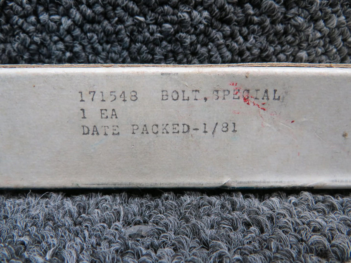 Bendix Aviation 171548 Bendix Parts Special Bolt (New Old Stock)
