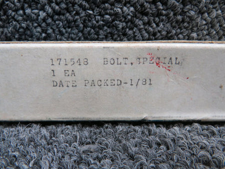 Bendix Aviation 171548 Bendix Parts Special Bolt (New Old Stock)