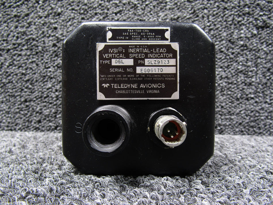 SLZ9123 Teledyne D6L Inertial Lead Vertical Speed Indicator
