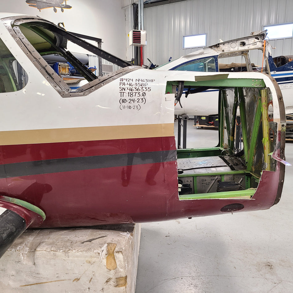 Piper PA46-350P Fuselage w Data Tag, Bill of Sale, Airworthiness, and Logs