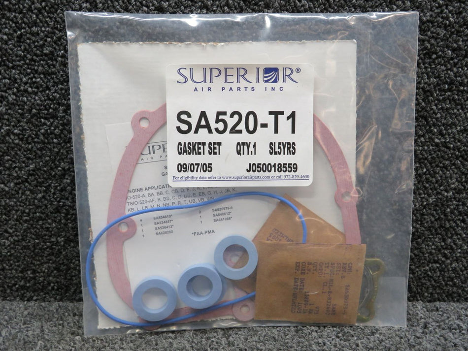 SA520-T1 Superior Air Parts IO, TSIO-520 Cylinder Gasket Set (New Old Stock)