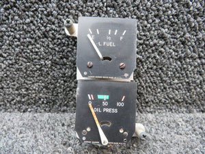 Stewart-Warner Engine Instrument Gauge Cluster Assembly (Volts: 12)
