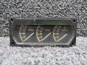 308-906-001 (Alt: 980112-1) Gull Airborne Inst. Fuel Quantity Indicator (Volts: 28)