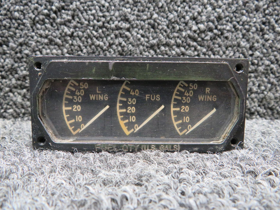 308-906-001 (Alt: 980112-1) Gull Airborne Inst. Fuel Quantity Indicator (Volts: 28)