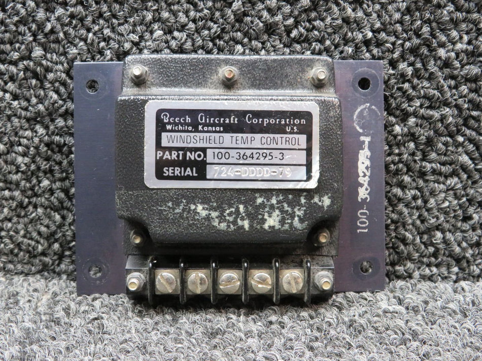 100-364295-3 Beechcraft Windshield Temperature Control with Panel