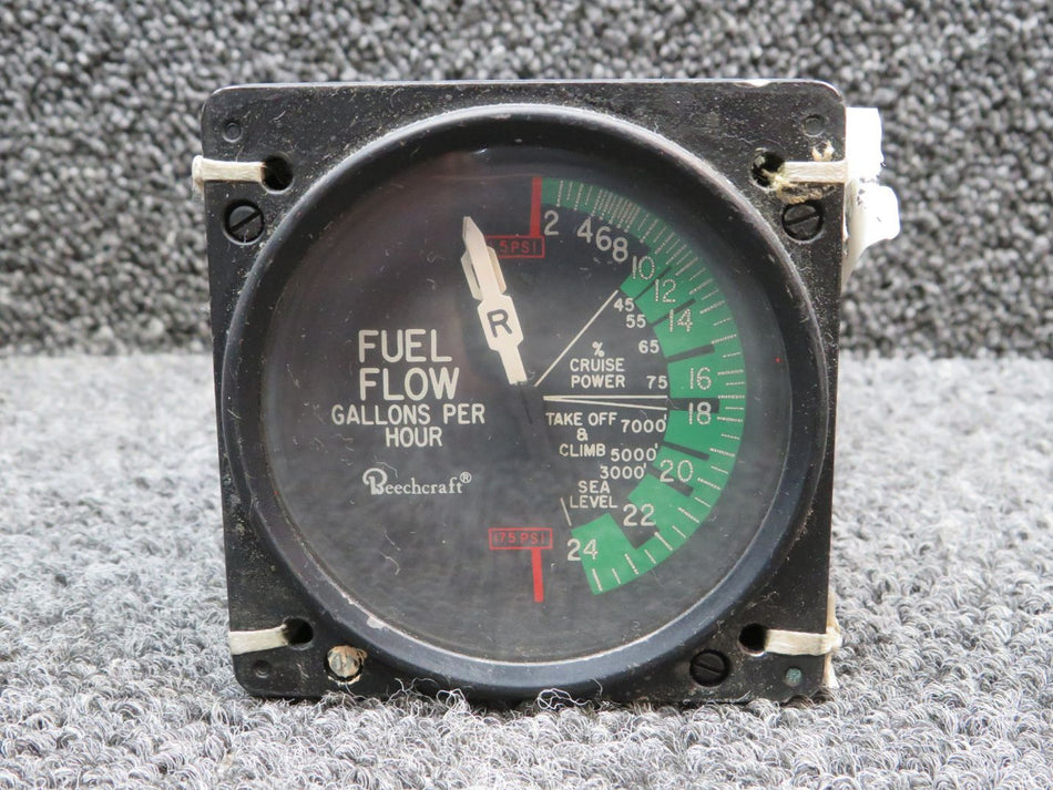 IU028-204-8 (Alt: 96-384069-1) Edo Aire Dual Fuel Flow Indicator