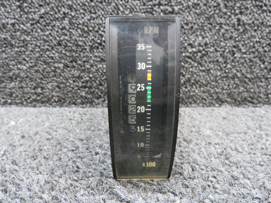 1U052-105-4 Edo-Aire 1U052 RPM with Hours Meter Indicator (H: 1902.53)