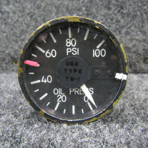 71117-1 General Aero Oil Pressure Indicator, 0-100 PSI (Volts: 26)