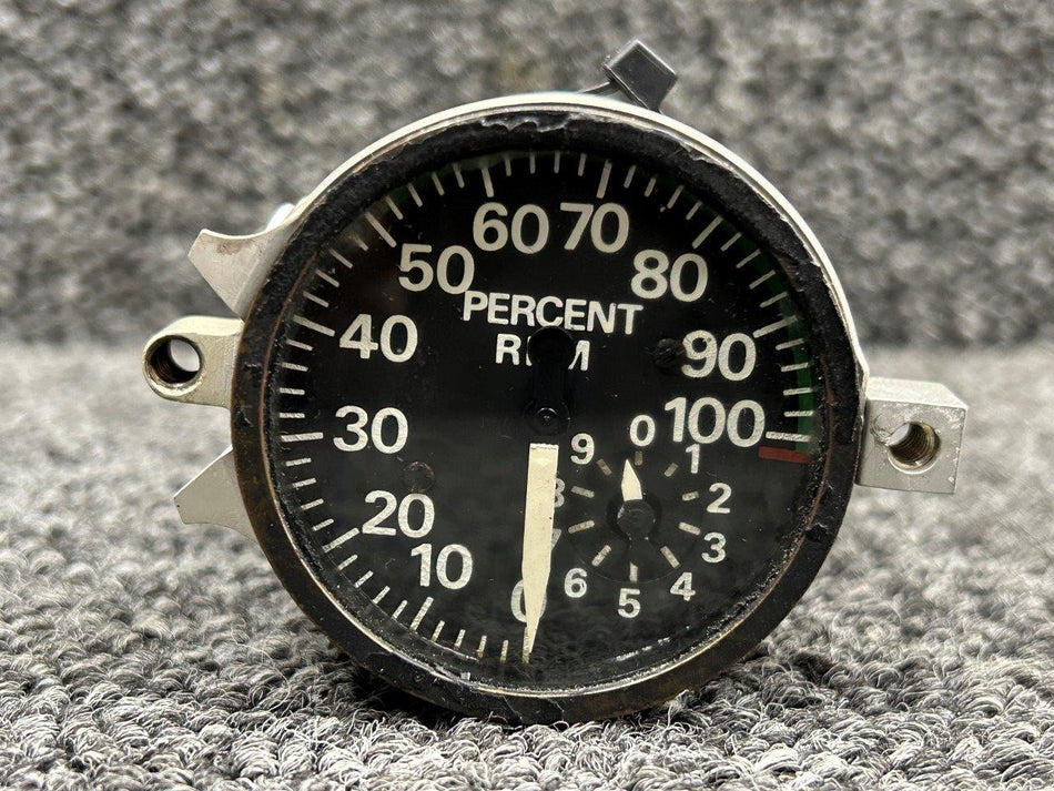 30P1000 Aircraft Instrument and Development Tachometer Percent Gauge (Worn)