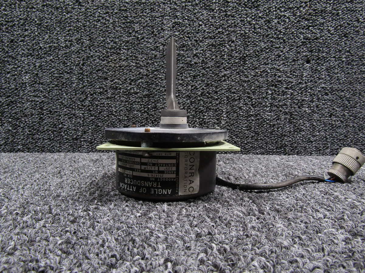 Conrac 25147A-5 (Alternate: 6608263-2C) Conrac Angle of Attack Transducer (Volts: 28)