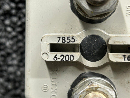 Klixon 7855-6-200 Klixon Push to Reset Circuit Breaker (Amps: 200)