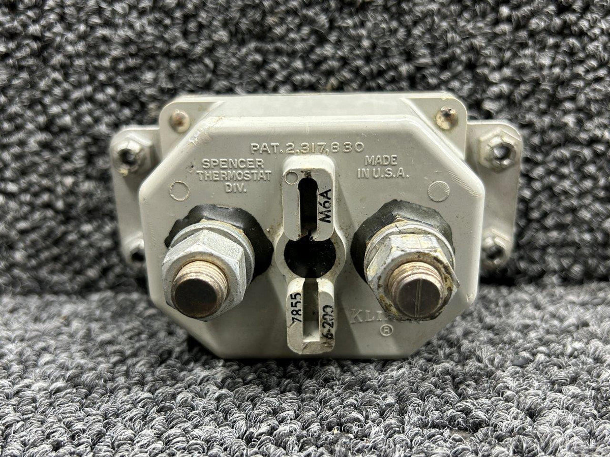 Klixon 7855-6-200 Klixon Push to Reset Circuit Breaker (Amps: 200)
