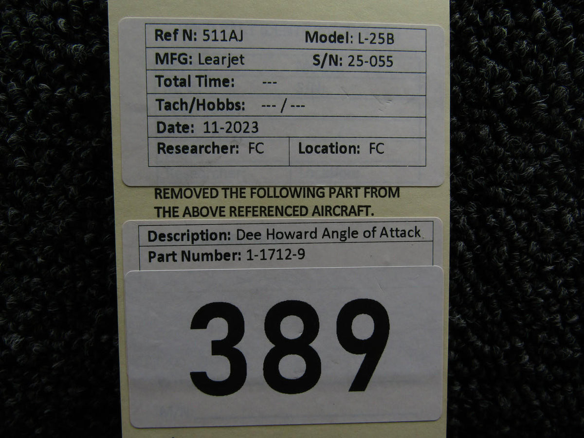Dee Howard  1-1712-9 Dee Howard Angle of Attack Transducer