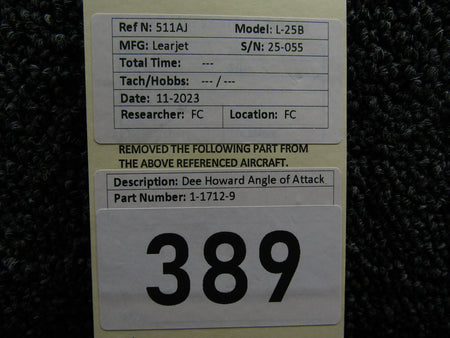 Dee Howard  1-1712-9 Dee Howard Angle of Attack Transducer