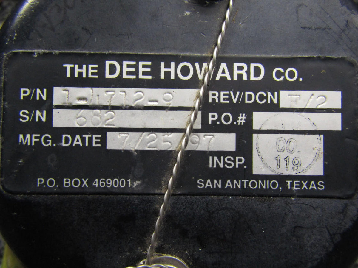 Dee Howard  1-1712-9 Dee Howard Angle of Attack Transducer