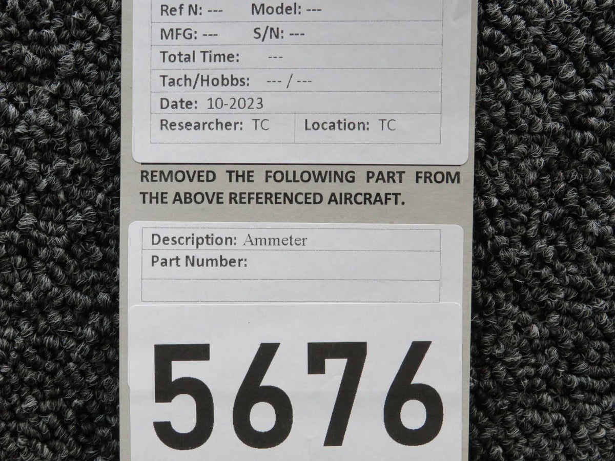 Does Not Apply Ammeter Indicator Assembly