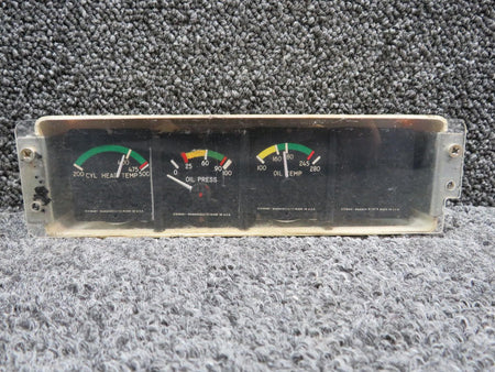Stewart-Warner 873002-S6 Stewart-Warner Instrument Gauge Cluster Assembly