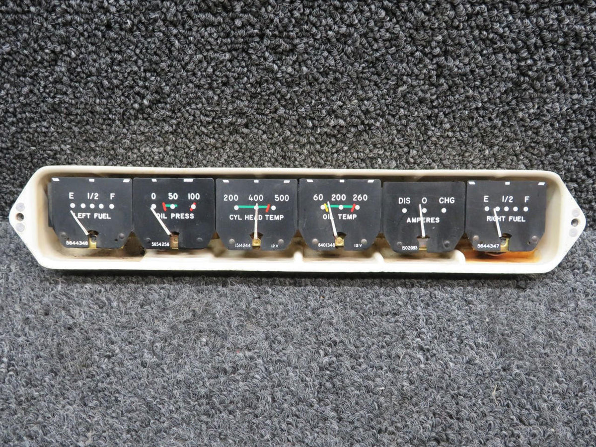 Does Not Apply 35-324401-13 Engine Instrument Gauge Cluster Assembly (No Glass) (Volts: 12)