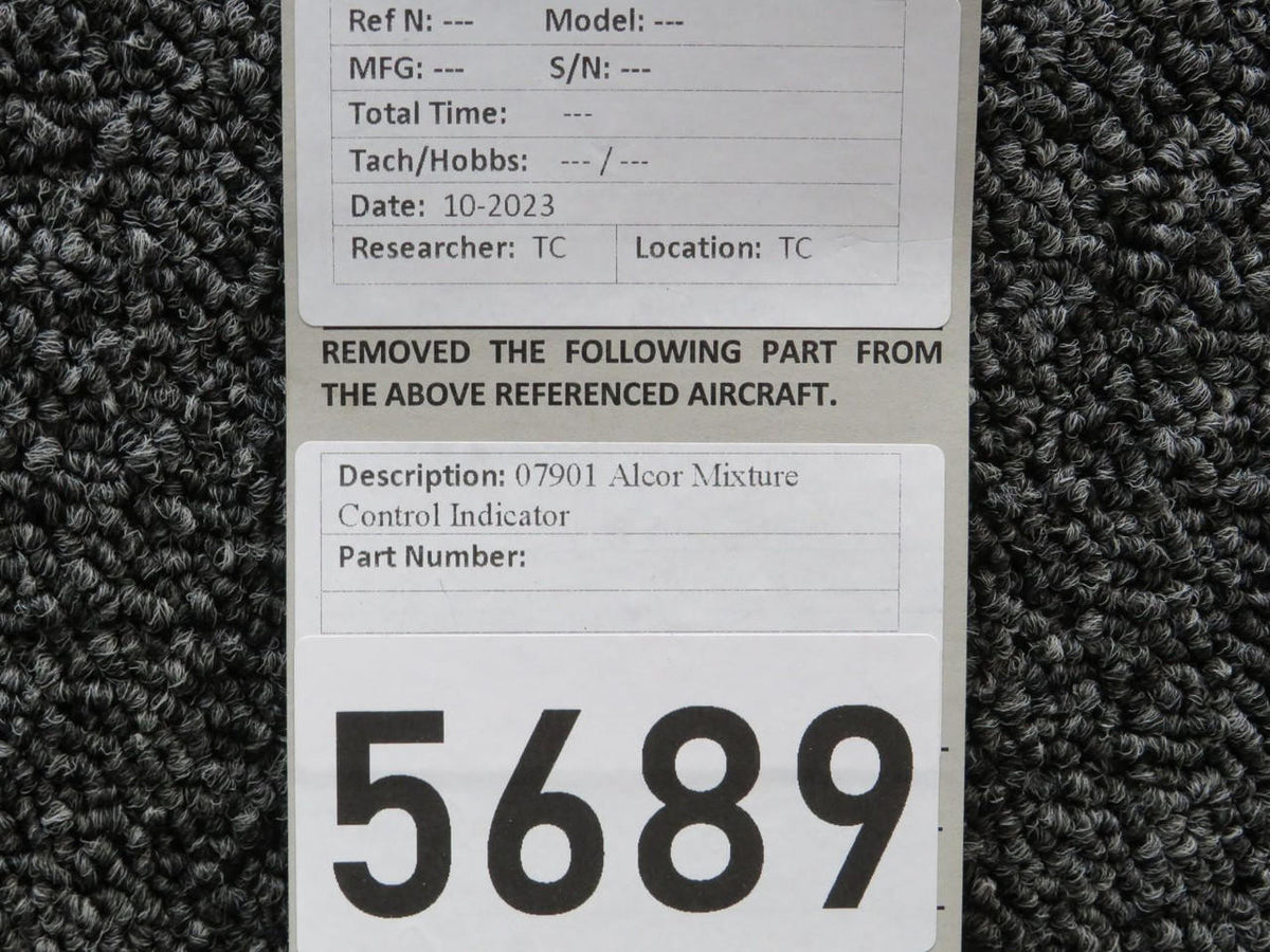 Alcor 07901 Alcor Mixture Control Indicator