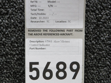 Alcor 07901 Alcor Mixture Control Indicator
