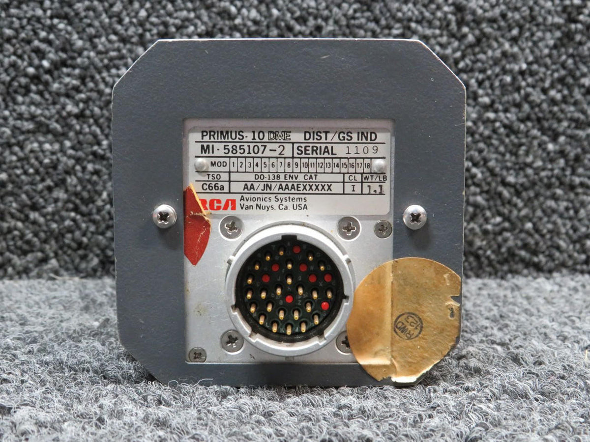 RCA MI-585107-2 RCA Primus-10 DME Indicator