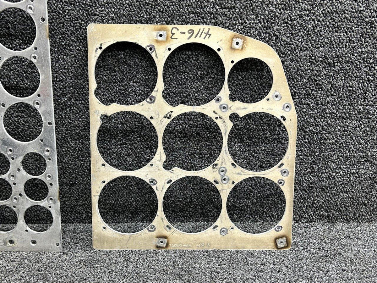 Piper Aircraft Parts 51360-002, 51286-000, 50976-000 Piper PA-31T Instrument Support Panel Set