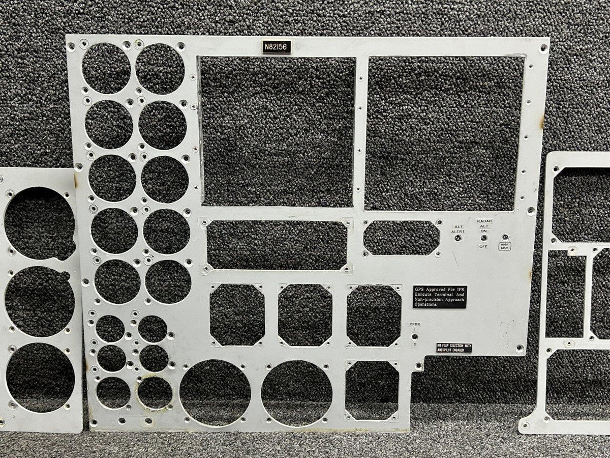 Piper Aircraft Parts 51360-002, 51286-000, 50976-000 Piper PA-31T Instrument Support Panel Set