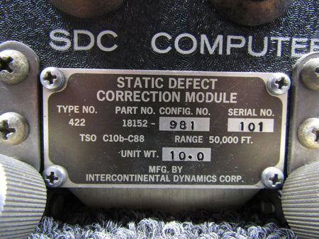 Intercontinental 18152-981 Intercontinental Static Defect Correction Module with Modifications
