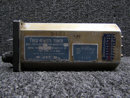J.E.T 501-123201 Jet FC-2001B/B Frequency Remote Tuner with Modifications (Volts: 5)