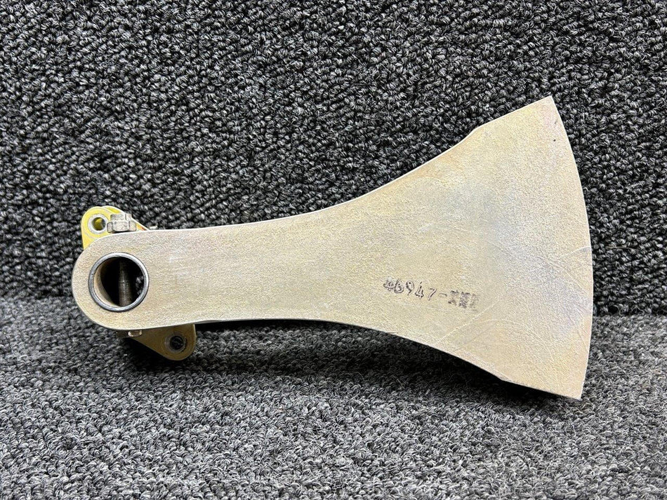 Piper Aircraft Parts 47134-000, 46947-000 Piper PA-31T Nose Gear Steering Bracket with Sector and Arm