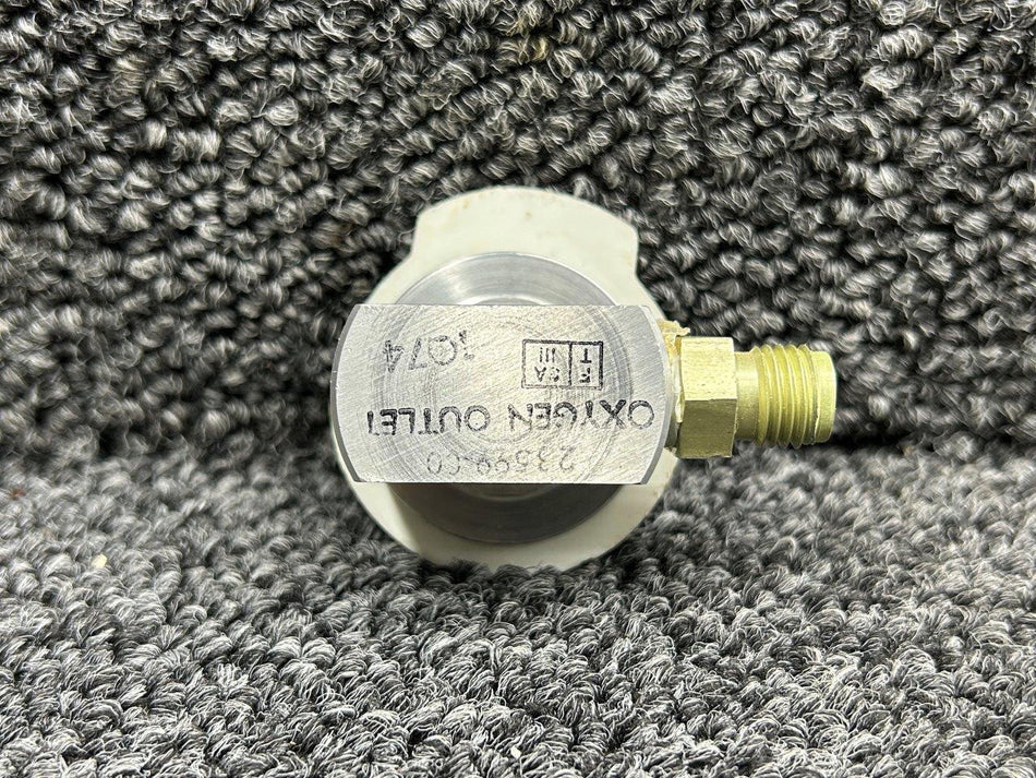 Piper Aircraft Parts 23599-00 (Use: 23599-10) Piper PA-31T Oxygen Outlet with Straight Fitting
