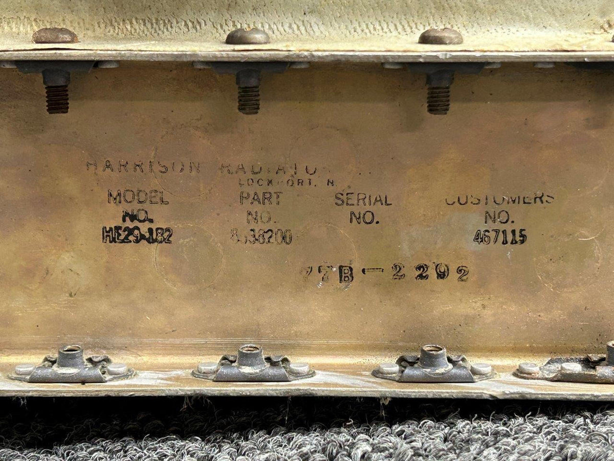 Harrison 8538200 (Alt: 50544-000) Harrison HE29-182 Bleed Air Intercooler Assembly