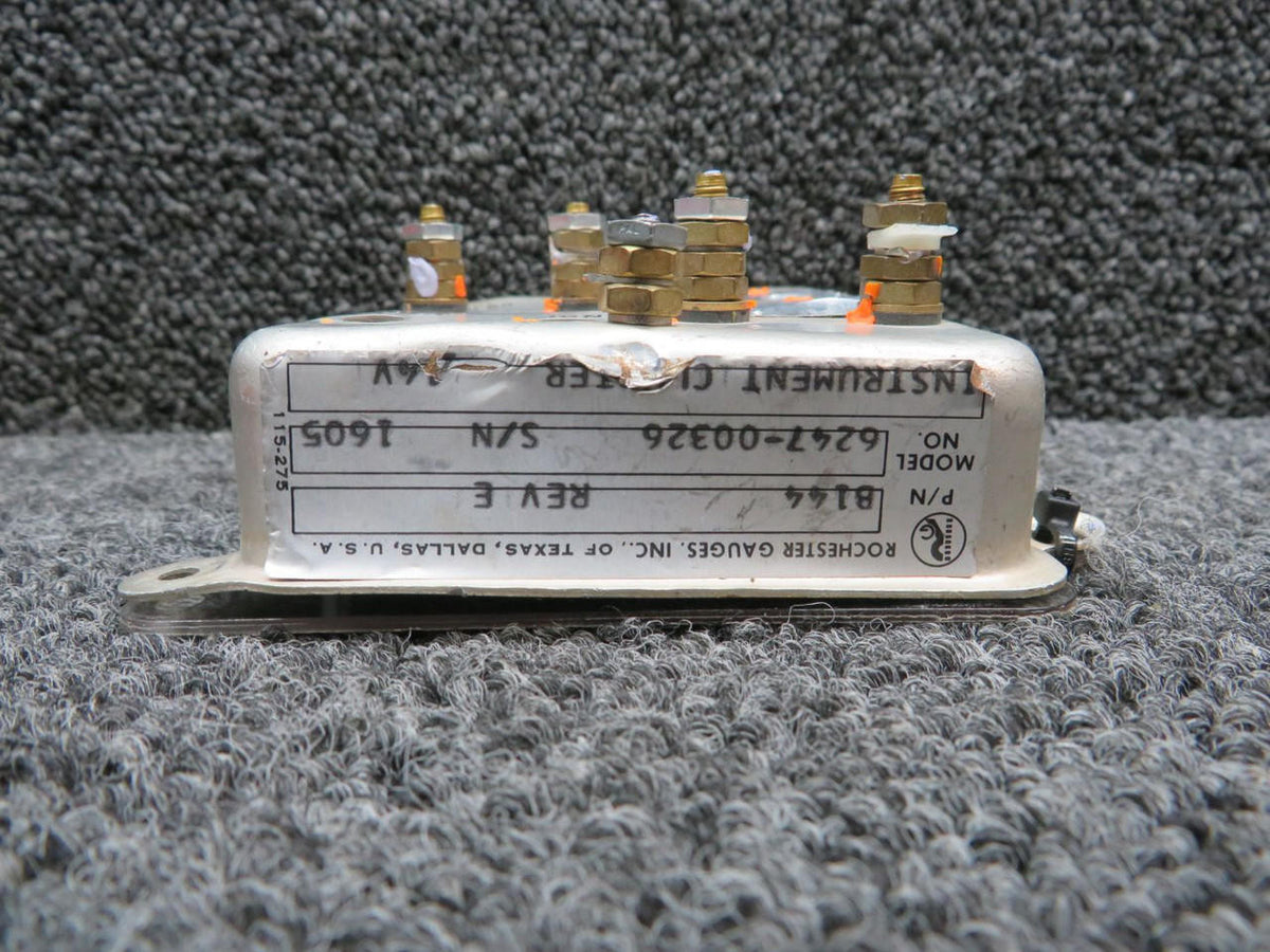 Rochester B144 Rochester Gauges Instrument Gauge Cluster Assembly (Volts: 14) (Incomplete)