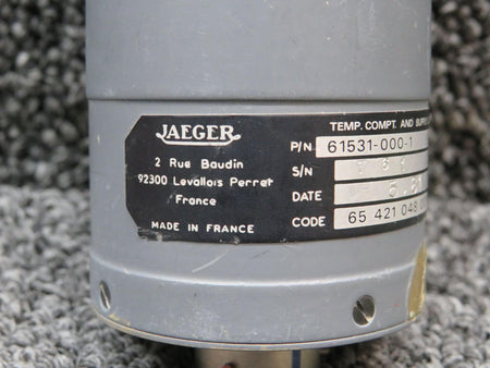 jaeger 61531-000-1 Jaeger Temperature Compartment and Supply Duct Indicator