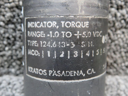 kratos 124-643-3 Kratos Torque Indicator