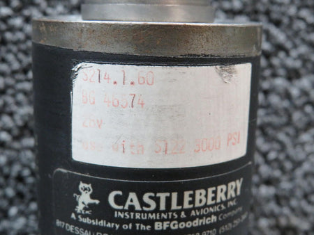 Castleberry S214-1-60 Castleberry Avionics Tri Pressure Brake Indicator (Volts: 28)