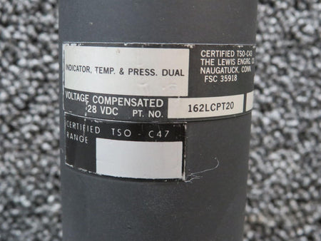 Does Not Apply 162LCPT20 (Alt: 75449-2) Dual Oil Temperature and Pressure Indicator (Volts: 28)