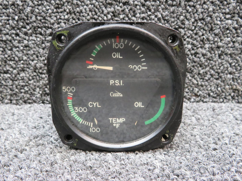 Cessna Aircraft Parts CM2634-3 Cessna Tri-Engine Gauge Indicator
