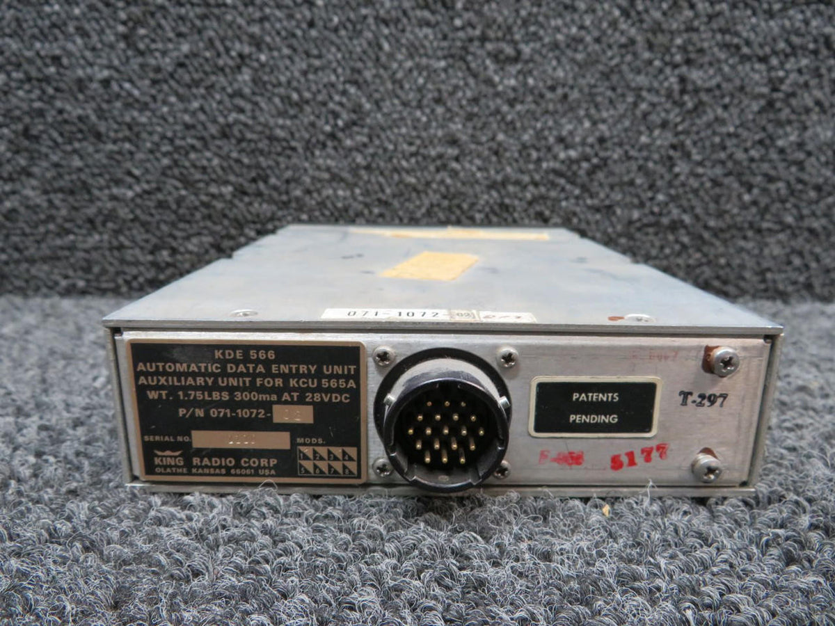 King Radio 071-1072-02 King Radio KDE-566 Automatic Data Entry Unit (Volts: 28)