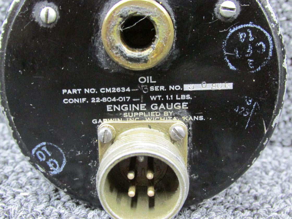 Garwin 22-804-017-1 (Alt: CM2634-N3) Garwin Tri-Engine Gauge Indicator