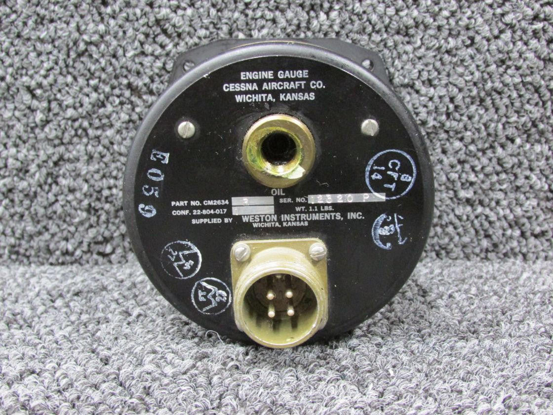 Weston 22-804-017-1 (Alt: CM2634-N3) Weston Tri-Engine Gauge Indicator