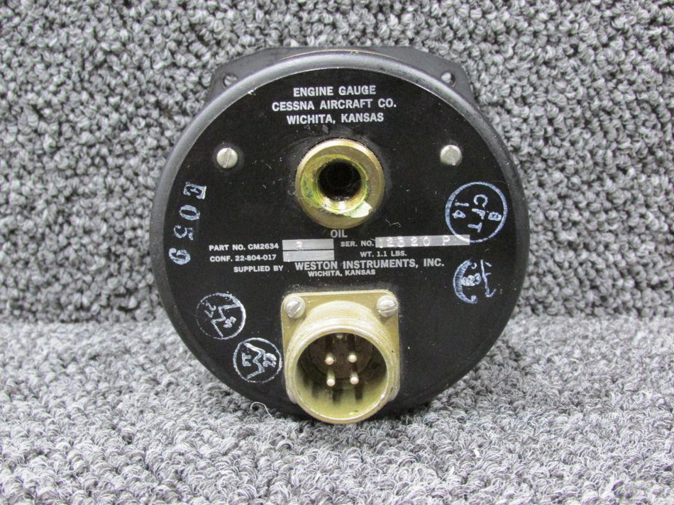 Weston 22-804-017-1 (Alt: CM2634-N3) Weston Tri-Engine Gauge Indicator