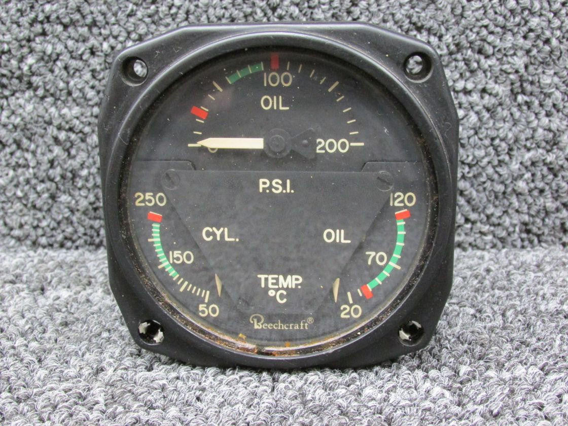 Weston 22-804-021-2A Weston Tri-Engine Gauge Indicator
