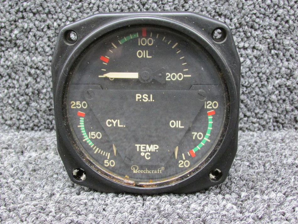 Weston 22-804-021-2A Weston Tri-Engine Gauge Indicator