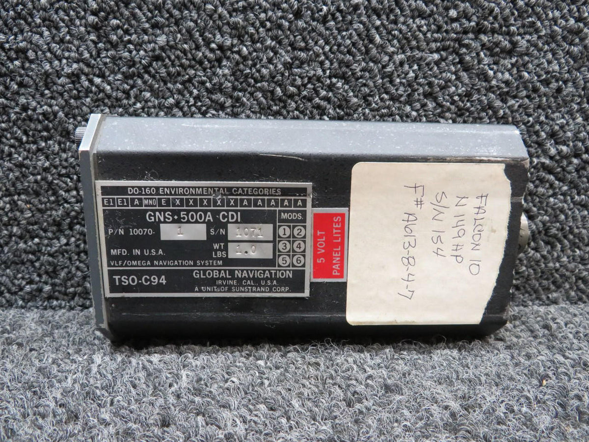 Global Navigation 10070-1 Global Navigation GNS-500A CDI Indicator (Volts: 27.5)