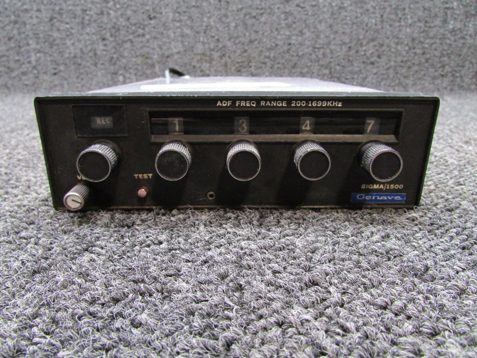 Sigma/1500 Genave Automatic Direction Finder Receiver with Tray