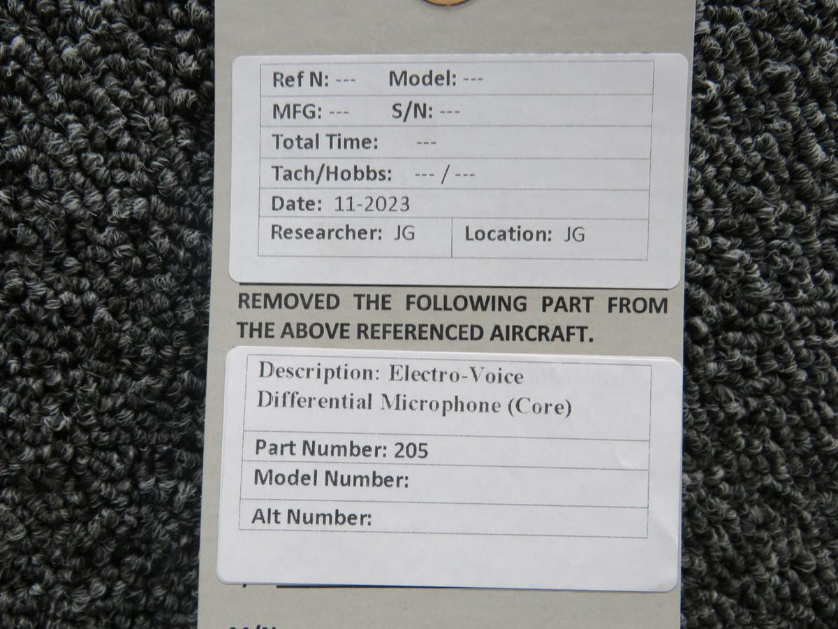 Electro 205 Electro-Voice Differential Microphone (Core)