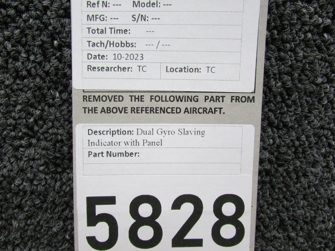 Does Not Apply Dual Gyro Slaving Indicator with Panel